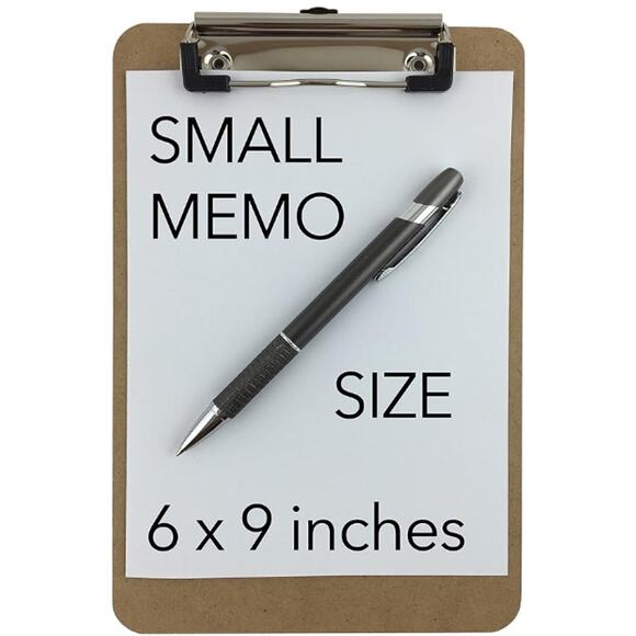 Six (6) Memo Size 6'' x 9'' Clipboards and 25pcs Pocket Pencils with erasers - Picture 5 of 7